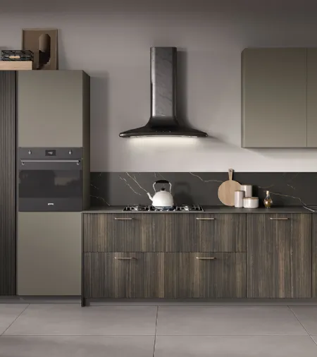 Cucina Moderna lineare Just24 02 di Essebi