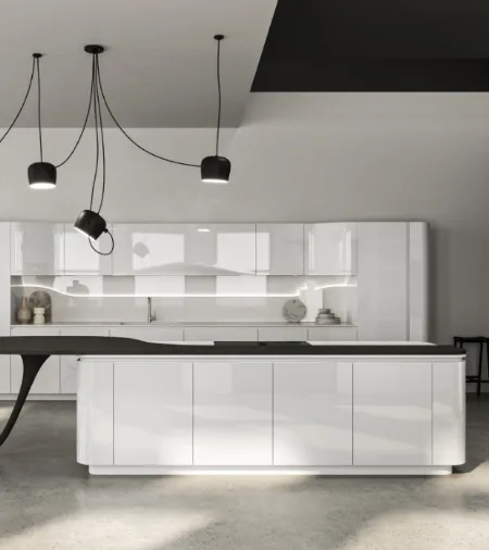 Cucina Design con isola Ola 04 di Snaidero