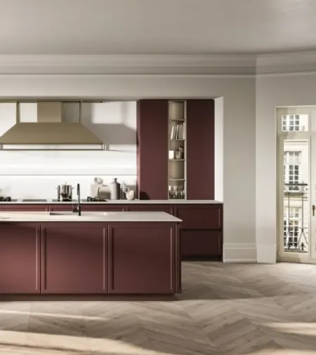  Cucina Moderna con isola Frame 01 di Snaidero