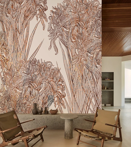 Carta da parati Lilly di Wall&Decò