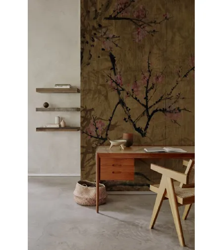 Carta da parati con fiori di ciliegio Sakura di Wall&Decò