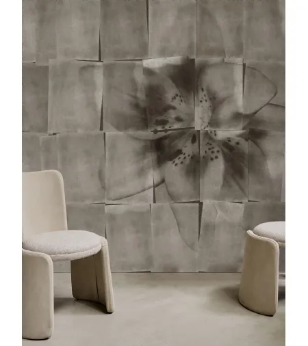 Carta da parati vinilica S'il vous plait con grafica floreale di Wall&Decò