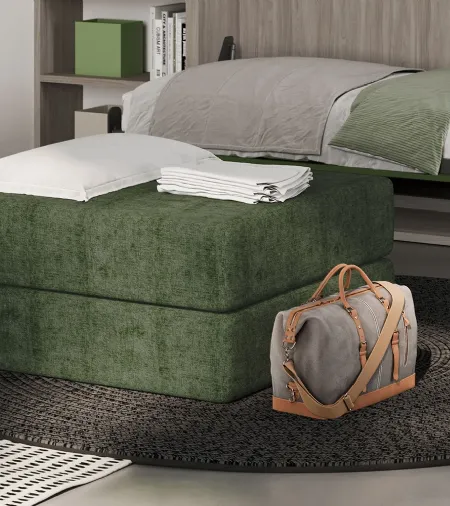 Pouf letto Inmotion in tessuto di Clever