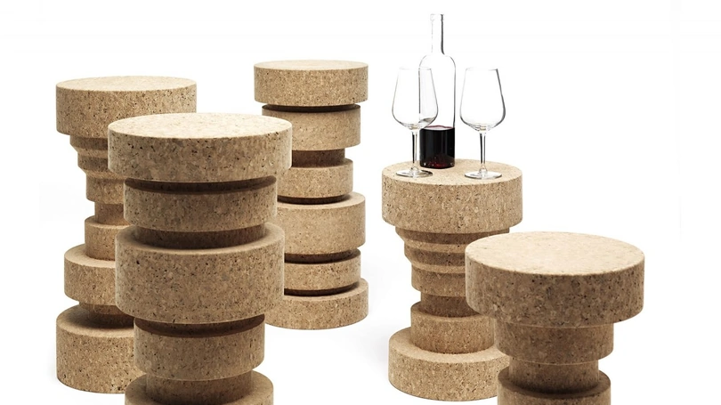 Tavolino in sughero King&Queen di Mogg