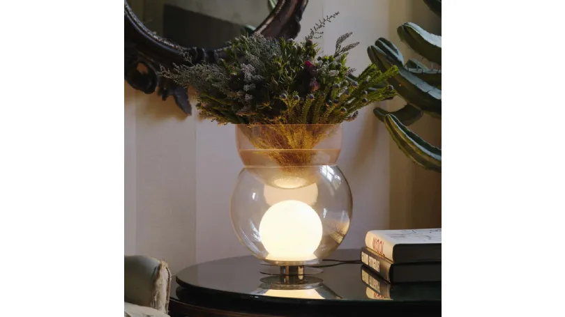 Lampada da tavolo porta fiori di Fontana Arte