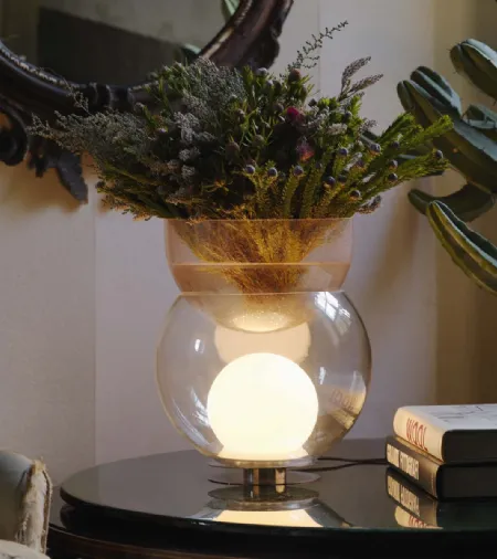 Lampada da tavolo porta fiori di Fontana Arte