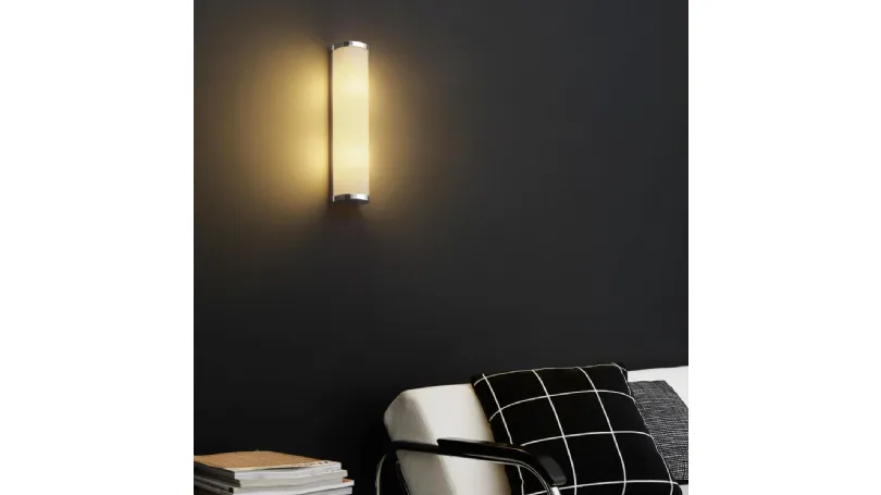 Lampada da parete cromata di Fontana Arte