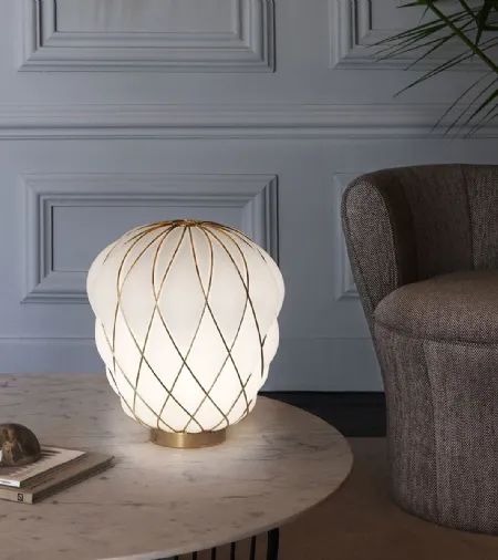 Lampada moderna in vetro soffiato di Fontana Arte