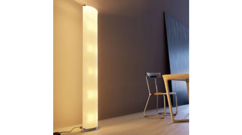 Lampada in vetro stampato curvato di Fontana Arte