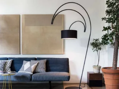 Lampada da terra in metallo Sott’archi di Moog