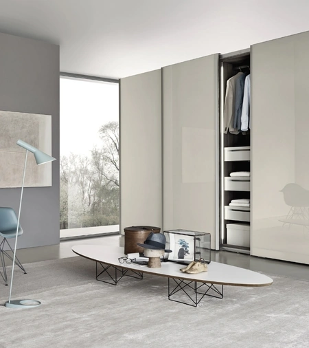 Armadio Ala Vetro Juta di Sangiacomo