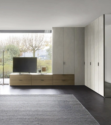 Armadio angolare Collage di Sangiacomo