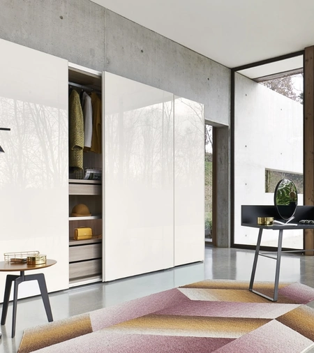 Armadio Breccia Scorrevole in laccato lucido di Sangiacomo