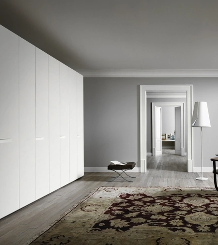 Armadio Vela in laccato Bianco di Sangiacomo