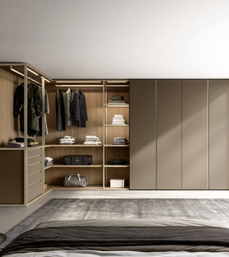 Armadio angolare Tape di Sangiacomo