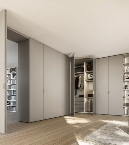 Armadio Terminale Angolare Anta Liscia di Sangiacomo