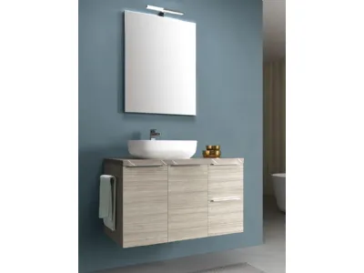 Mobile da Bagno sospeso in melaminico Sable beige 46 01 di Arcom