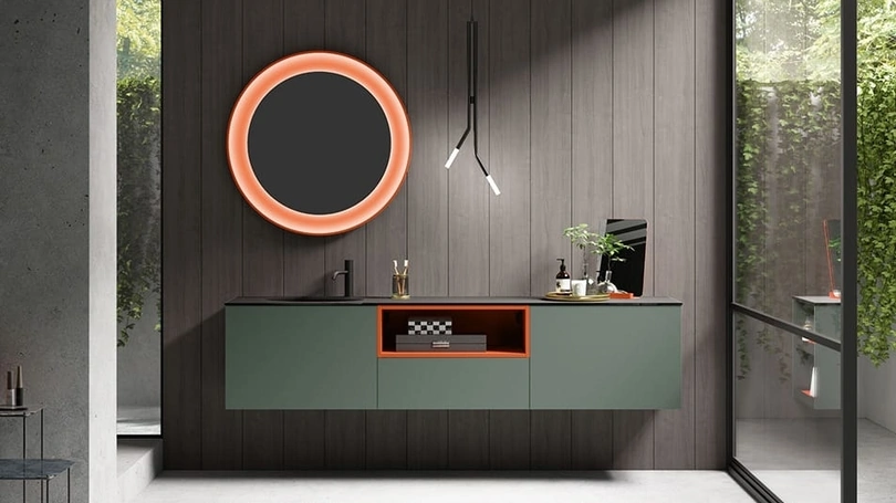 Mobile da Bagno sospeso Cartabianca 00 di Cerasa