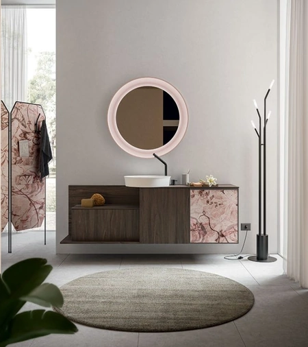 Mobile da Bagno sospeso Cartabianca 04 di Cerasa