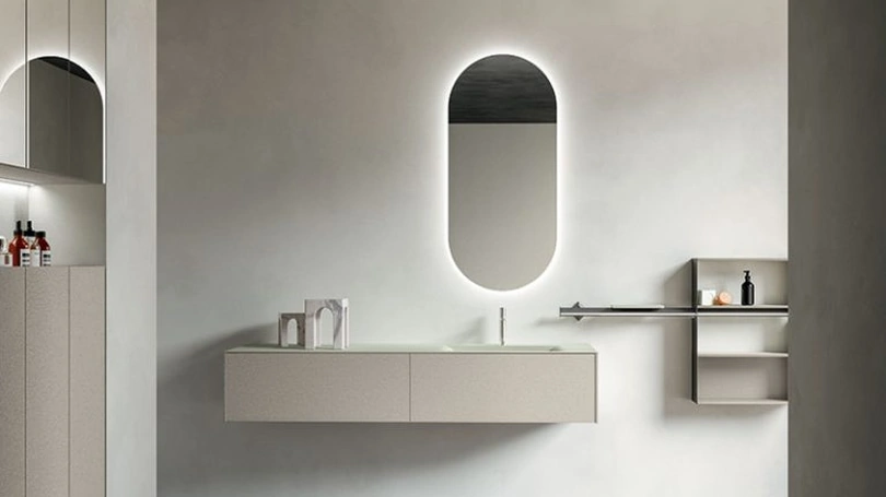 Mobile da Bagno sospeso Cartabianca 01 di Cerasa