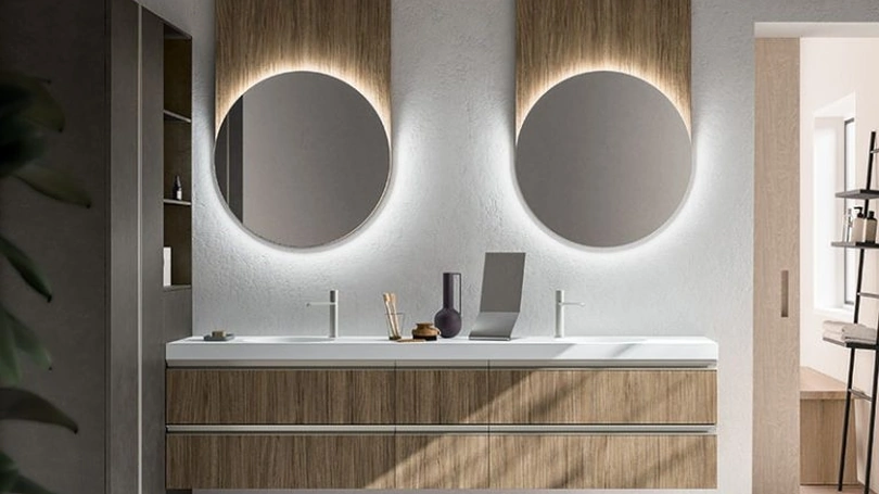 Mobile da Bagno sospeso Cartabianca 03 di Cerasa