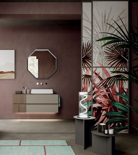 Mobile da Bagno sospeso Segno 03 di Cerasa