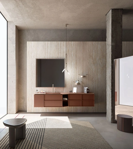 Mobile da Bagno Des Evolution Sandstone 01 di Cerasa