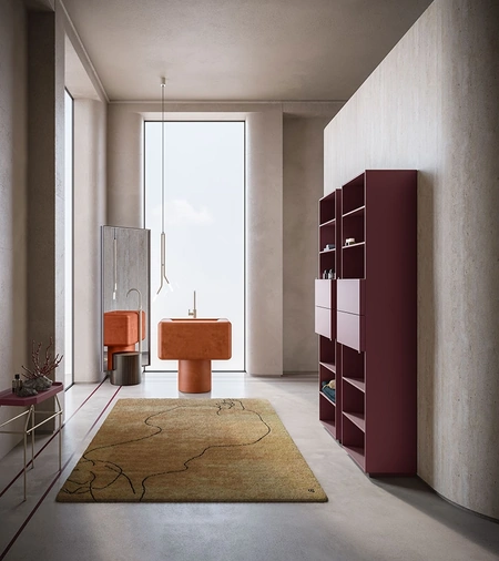 Lavabo Freestanding Des Evolution Sandstone 02 di Cerasa