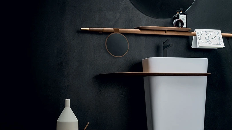 Lavabo Free 01 in Marmoresina Bianca di Cerasa