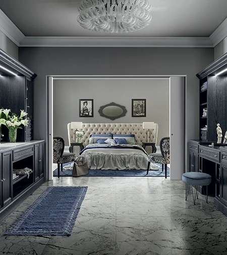 Mobile da Bagno Paestum 04 in Decapé Nero di Cerasa