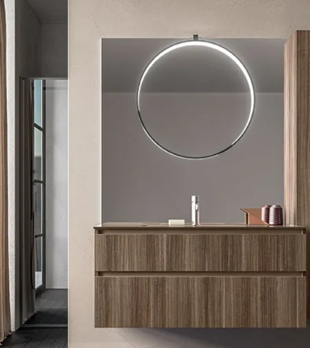 Mobile da Bagno Segno in nobilitato Eucalipto di Cerasa