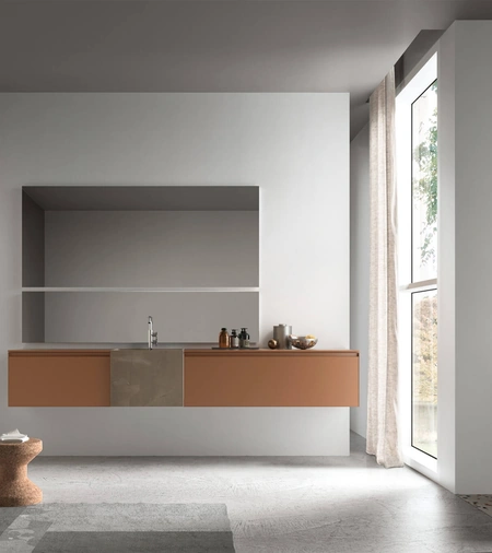 Mobile da Bagno sospeso Shape 14 di Arcom