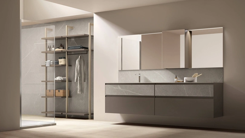 Mobile da Bagno sospeso Shape 19 di Arcom