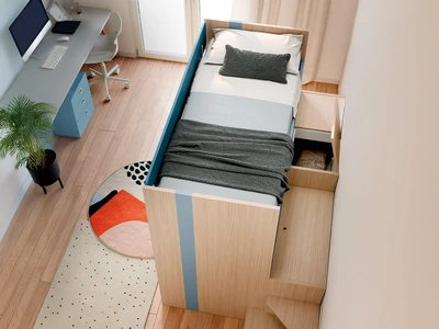 Cameretta con letti a castello Lila di Nidi