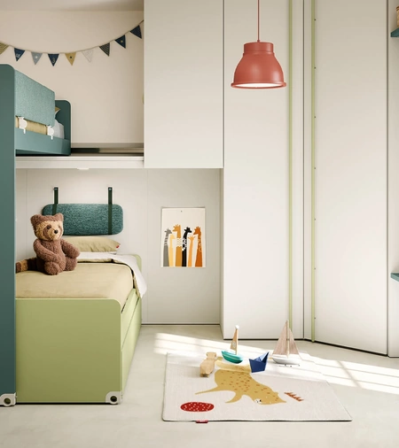 Cameretta Soppalco Scorrevole Slide di Nidi