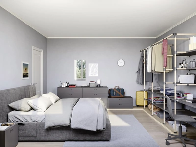 Cameretta componibile con letto matrimoniale Swell di Nidi