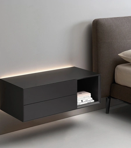 Comodino sospeso Domino Mono di Sangiacomo