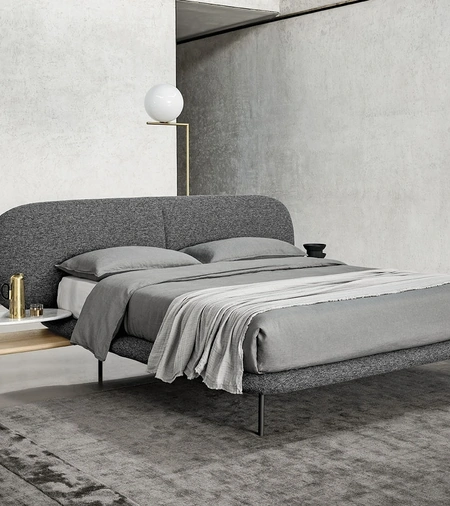 Letto imbottito Neyo di Alf Da Frè