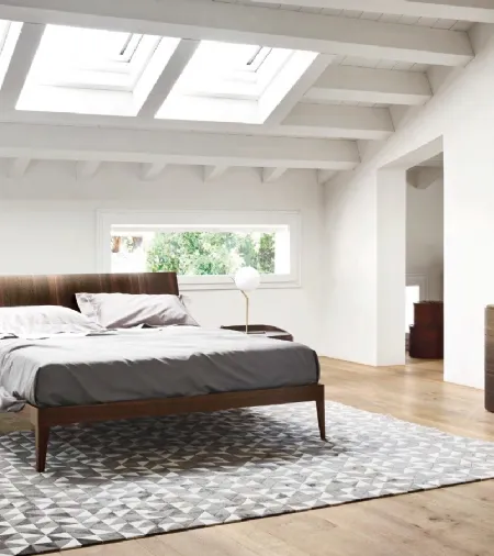Letto Aliante Legno 1|0 in Rovere termotrattato di Sangiacomo