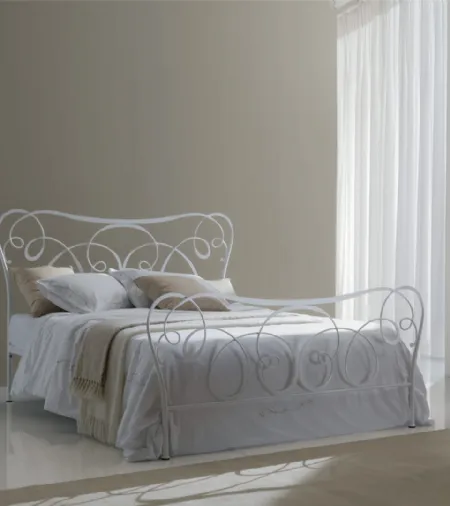 Letto in ferro battuto con testiera Altea di Bontempi