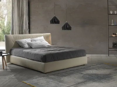 Letto in tessuto con contenitore Hug 28 di Excò