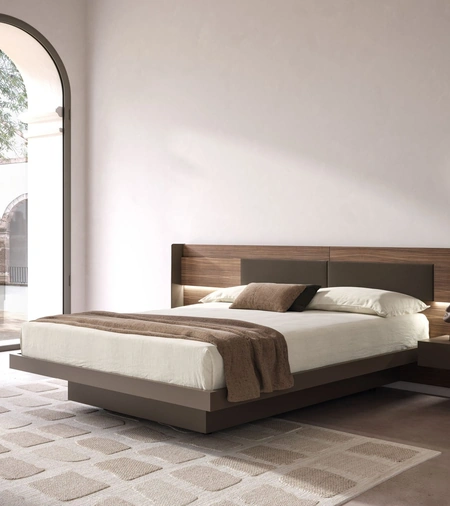 Letto Matisse con contenitore box stretto di Tagliabue Mobili