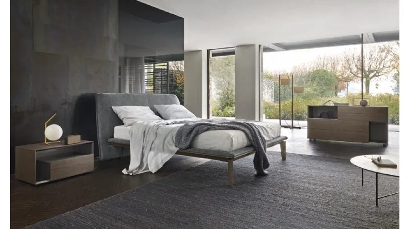 Letto con testiera Peplo di Sangiacomo