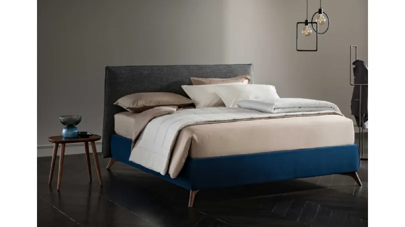 Letto in tessuto imbottito Soul Lod di Altrenotti