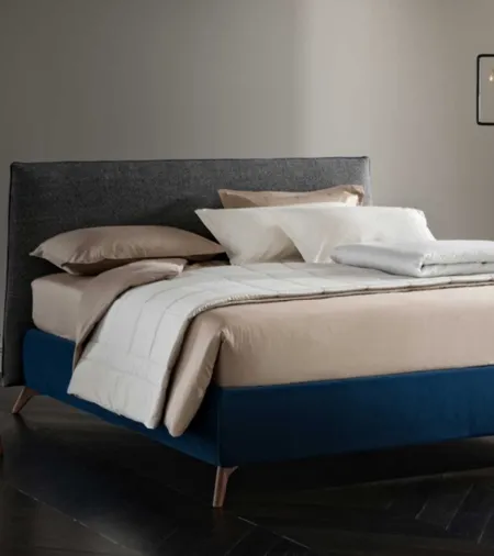 Letto in tessuto imbottito Soul Lod di Altrenotti