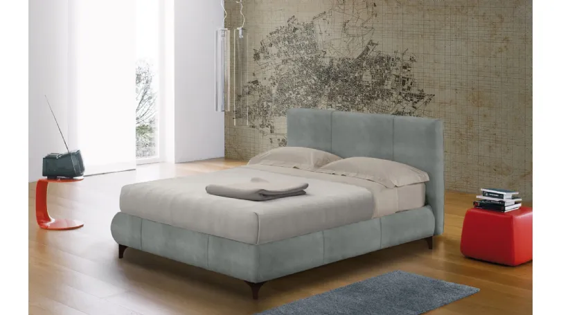 Letto in tessuto imbottito Urban Maxter Due di Altrenotti