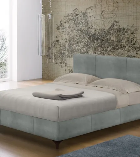 Letto in tessuto imbottito Urban Maxter Due di Altrenotti