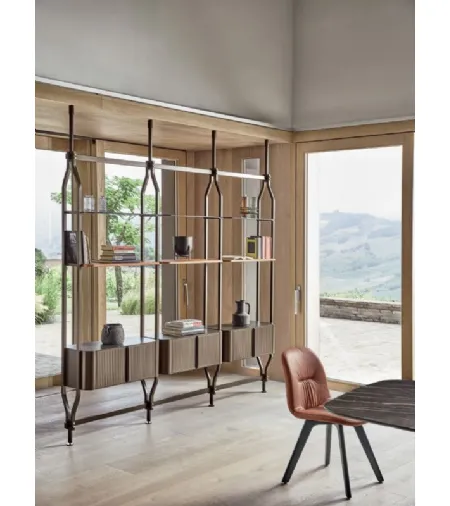 Libreria Charlotte a soffitto 2 di Bontempi