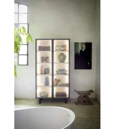 Madia Alta in vetro Box 18 06 di Novamobili
