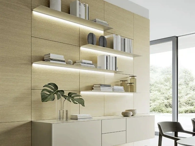 Parete Attrezzata Domino Boiserie 01 di Sangiacomo